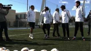 Marcelo nutmegged by bwin player  bwin Customers Train for Real [upl. by Asusej715]