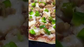 Instant pan pizza recipe shorts [upl. by Refinney]