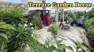 Terrace Garden Decoration 10 Easy Rooftop Terrace Garden Ideas [upl. by Uok]