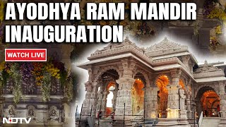 Ayodhya Ram Mandir Inauguration LIVE  Mega Ram Temple Inauguration Today History At Ayodhya [upl. by Adnamahs]