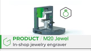 M20 Jewel the ideal jewelry engraving machine in shop [upl. by Kristy538]