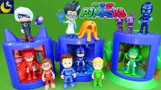 PJ Masks Toys Transforming Headquarters Catboy Gekko Owelette Romeo Luna Girl Night Ninja Play Set [upl. by Chiquita909]