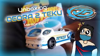 UNBOXING el Hot wheels Deora 2 TEKU mainline [upl. by Greenburg]