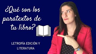 Partes de un libro  paratextos [upl. by Assirolc965]