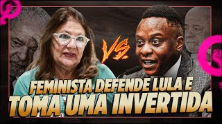 FEMINISTA defende LULA e toma uma invertida na ALESP [upl. by Westland]