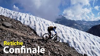 Confinale 3370 mt  Sopra il Ghiacciaio  Orbea Rise [upl. by Aronson17]