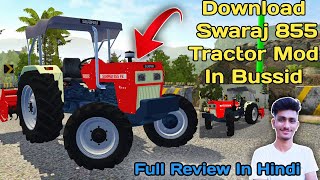 🔴How To Download Swaraj 855 Tractor Mod In Bus Simulator Indonesia  Bussid Swaraj Tractor Mod [upl. by Eceirehs]