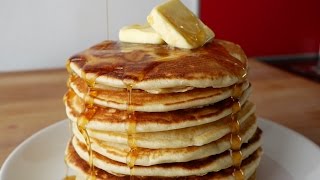 American Pancakes Selber Machen Rezept  Homemade American Pancakes Recipe  ENG SUBS [upl. by Ennairda]