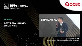 GRB24 Best Retail Bank Singapore OCBC [upl. by Zweig926]