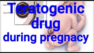 Teratogenic drug in pregnancyteratogenic drugs pharmacology [upl. by Tnomal669]