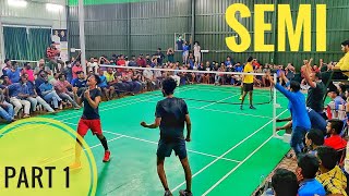 ROSHAN amp ADHIN VS BALASUBRAMANNIAN amp BENNET ANTONYINTERSTATE OPEN BADMINTON DOUBLES TOURNAMENT 2021 [upl. by Hairabez]