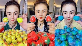 ENAK JELLY BALLS PARTY ASMR MUKBANG REALLY TASTY [upl. by Tnomed683]