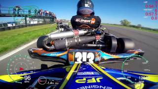 Onboard Gold Kart Rotax Max Senior  GK4 1 Mariembourg Race 3 [upl. by Ahsiram]