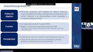 Conferencias Ciudadanas 2024  Datos de cultura cómo se miden con la Encuesta Nacional de Empleo [upl. by Lurlene]