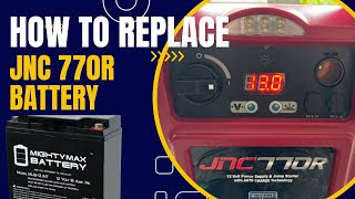 JNC 770R jumper box battery replacement [upl. by Wait659]