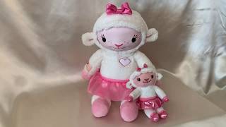 Disney Doc McStuffins Take Care of Me Lambie 18quot from Just Play w bonus TY Lambie 6quot [upl. by Raval]