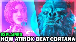 How did Atriox beat Cortana in Halo Infinite EXPLAINED How did Atriox defeat Cortana [upl. by Izy825]