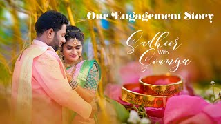 SUDHEER amp SOUMYA ENGAGEMENT Teaser full 4k song [upl. by Akiwak]