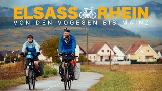 Radreise von den Vogesen durch das Elsass bis an den Rhein  Bikepacking [upl. by Arden]