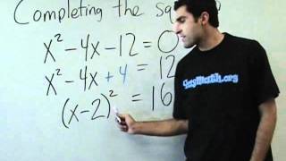 Algebra  Completing the square [upl. by Aleetha2]