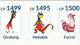 NORMAL TEAM GIRAFARIG HELIOLISK AND FURRET [upl. by Nomzaj]