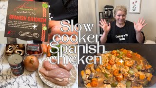 Slow Cooker Spanish Chicken jdseasonings cooking food slowcooker delicious newchannel youtube [upl. by Aylat]