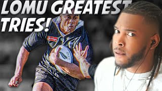 American Reacts To Jonah Lomu Greatest Tries Rubgy BEAST [upl. by Whittemore]