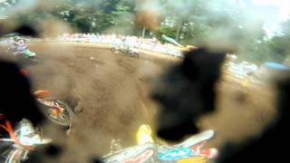 GoPro HD Michael Byrne Race  Redbud Lucas Oil Motocross 2011 [upl. by Nwahsram]