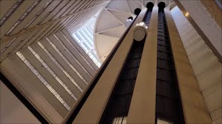 Scenic Famous HighRise Schindler Elevators  New York Marriott Marquis  New York NY [upl. by Ainorev]