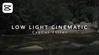 low light cinematic capcut filter tutorial  cinematic capcut filter editing [upl. by Perlman]