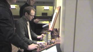 Egil Hovland Elementa pro Organo Lars Gjerde organist Scott Perkins and Aaron James assistants [upl. by Eylsel]