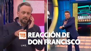 La reacción de Don Francisco tras parodia a Sábado Gigante en Estados Unidos [upl. by Xad]