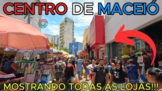 Centro de Maceió  AL  TODAS AS LOJAS  Decoração de Natal  4K UHD [upl. by Ttenaej572]