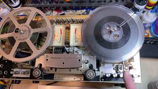 Pioneer RT 707 Reel to Reel Service and Test [upl. by Airelav]