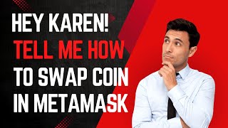 Swapping Coin in MetaMask [upl. by Darrel]