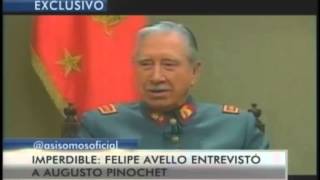 Entrevista  Augusto Pinochet Ugarte  Humorada Felipe Avello  Asi somos [upl. by Vitus840]