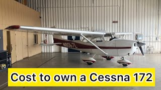 Cessna 172 Cost of Ownership [upl. by Ailerua]