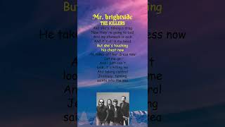 The Killers  Mr Brightside Lyrics shorts [upl. by Ardnuaed]