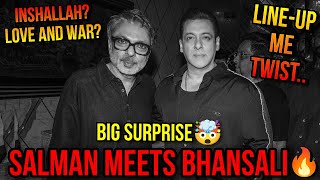 SALMAN KHAN × SANJAY LEELA BHANSALI FILM HAPPENING AGAIN🤯 INSHALLAH HEERAMANDI SCREENING [upl. by Orlan]