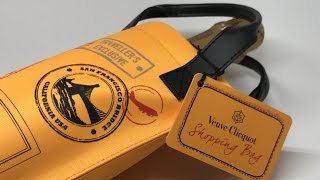 Veuve Clicquot Champagne 🍾 Shopping Bag Yellow Label Collection Unboxing [upl. by Repotsirhc562]