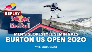 Mens Slopestyle Semifinals  Burton US Open 2020  FULL REPLAY [upl. by Gilberto]