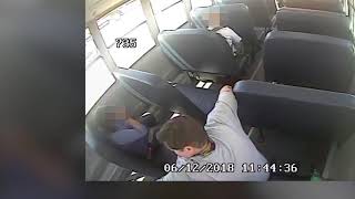 Bus Driver Appears to be Physical Violent Toward Girl With Autism [upl. by Kendall]