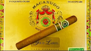 Macanudo Gold Label Cigars Worldwide Shipping [upl. by Solrak417]