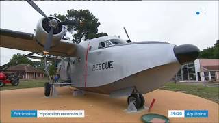 Biscarrosse  restauration dun hydravion Grumman Albatross [upl. by Amata]