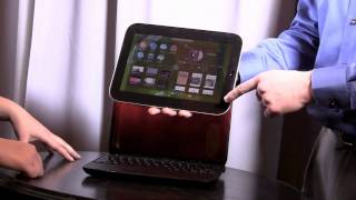 Lenovo IdeaPad Hybrid U1 Hands On Android Tablet amp Windows System [upl. by Ceciley]