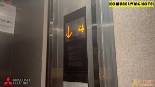 Mitsubishi Elevators at Komune Living Hotel Bangsar Kuala Lumpur Malaysia [upl. by Dearman624]