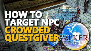 How to target NPC FF XIV Crowded Questgiver [upl. by Maitland213]