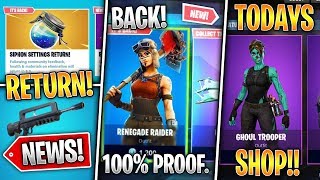 Renegade Raider Soon FREE VBucks Siphon Return Hot Lava Challenges Burst Rifle amp MORE [upl. by Adnohrahs]