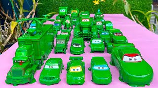 Clean up muddy minicars amp disney car convoys Play in the garden [upl. by Vanthe857]