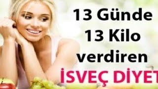 İSVEÇ DİYETİ 13 GÜNDE 20 KİLO ERİTİYOR  MÜTHİŞ DETAYLI TÜYOLAR CHLOE TİNG NASİL YAPILIR [upl. by Salisbury]